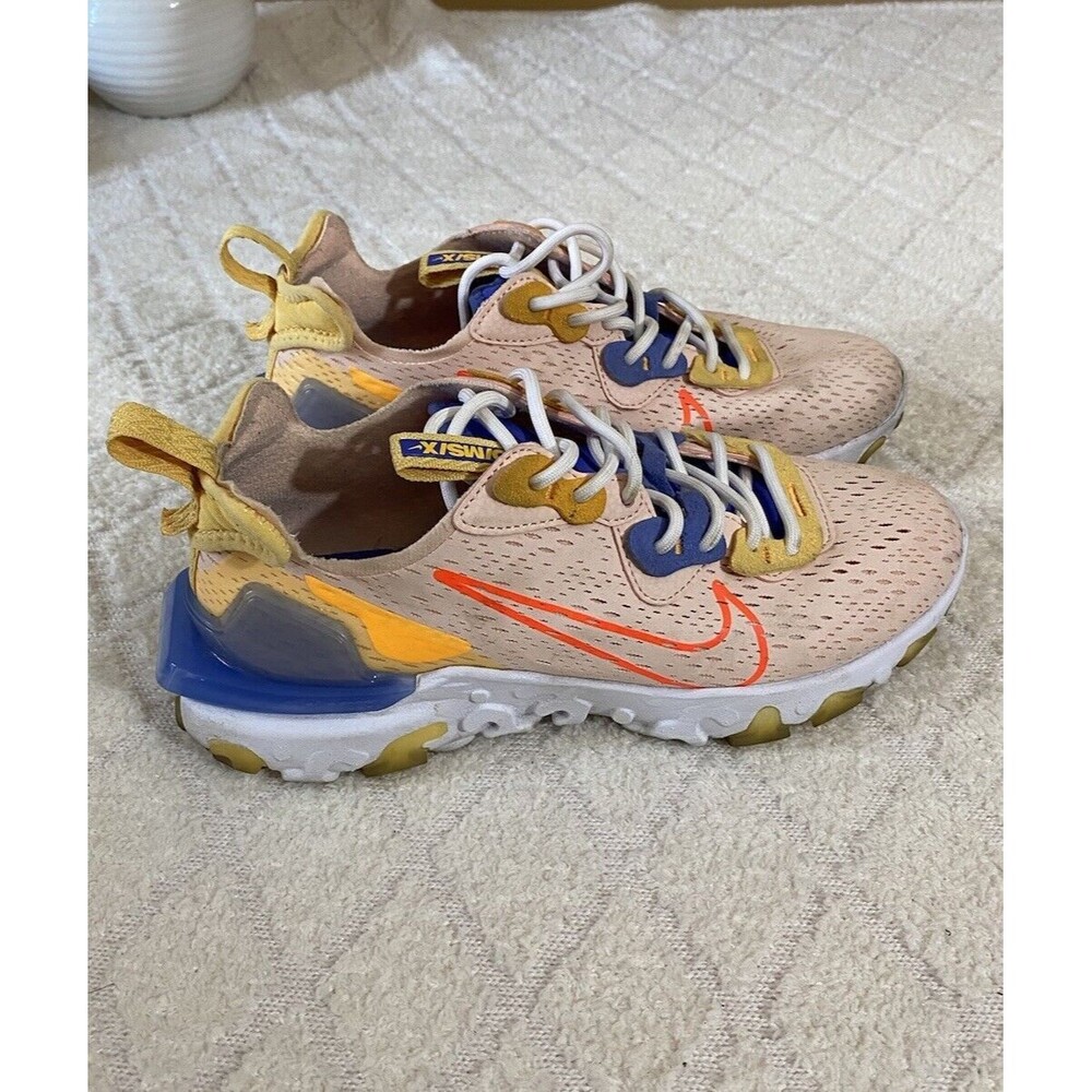 Nike React Vision CI7523-600 Women’s Orange/pink Athletic Running Shoes Size 7